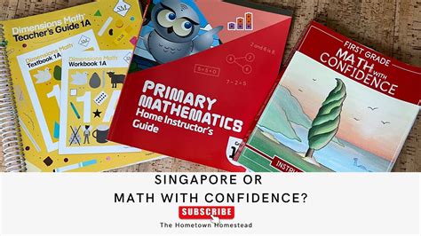 math with confidence vs singapore math